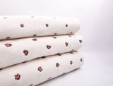 Embroidered Plush Sherpa Fleece Fabric -8055 - G.k Fashion Fabrics