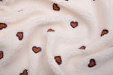 Embroidered Plush Sherpa Fleece Fabric -8055 - G.k Fashion Fabrics
