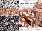 Fashion Leopard Chiffon Printed Fabric - G.k Fashion Fabrics