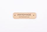 Faux Suede Clothing Label - "Handmade Limited Edition" - G.k Fashion Fabrics