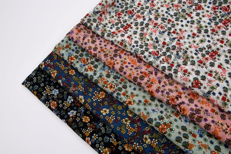 Floral Finesse Chiffon Georgette Digital Print Fabric - #259 - G.k Fashion Fabrics chiffon