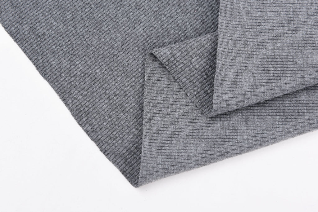 French Rib Material French Terry Looped Back Knit + Matching Rib Fabric (Sold Separately ...