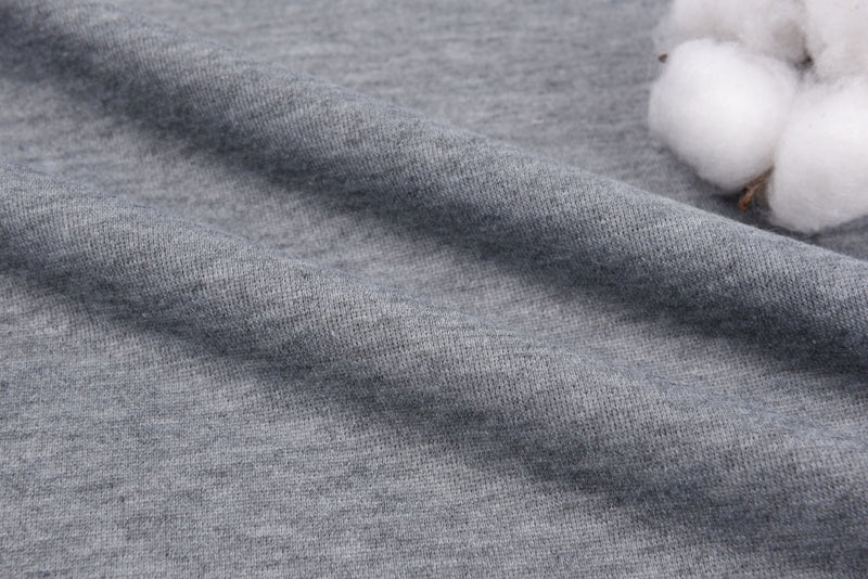 French Rib Material French Terry Looped Back Knit + Matching Rib Fabric (Sold Separately ...