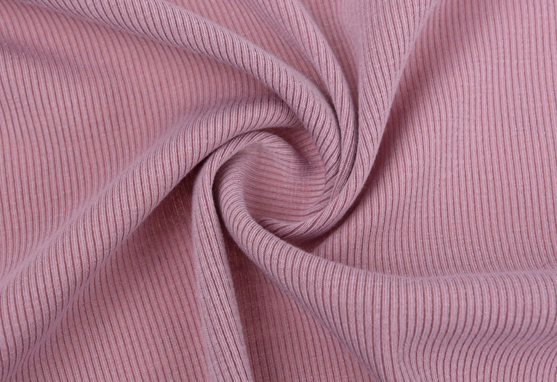 French Rib Material French Terry Looped Back Knit + Matching Rib Fabric (Sold Separately ...