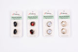 Gemstone Style Shank Buttons -13 - G.k Fashion Fabrics