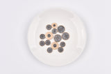 Geometric Grey Marble Buttons- 45 - G.k Fashion Fabrics