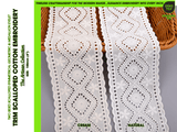 Geometric Medallion Double Scalloped Cotton Eyelet Trim – 22 - G.k Fashion Fabrics