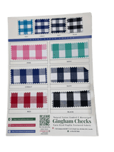 Gingham Checks Washed Cotton Fabric - GK 6599 - G.k Fashion Fabrics