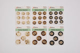 Gold Filigree Resin Buttons - 27 - G.k Fashion Fabrics