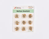Gold Filigree Resin Buttons - 27 - G.k Fashion Fabrics