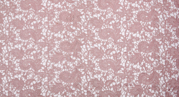 Guipure Swiss Cord Lace Embroidery Fabric - G.k Fashion Fabrics