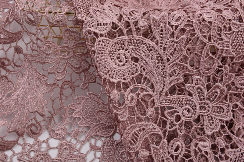 Guipure Swiss Cord Lace Embroidery Fabric - G.k Fashion Fabrics