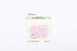 Heart Shape Suspender Clips - 25mm - G.k Fashion Fabrics