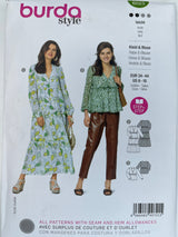 BURDA Women Dress & Blouse Pattern - 6023