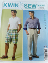 Kwik Sew MEN'S Pants & Shorts K4045