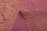 Imperial Silk Blended Crepe Jacquard Fabric – Silk Viscose Lurex Dress Fabric - G.k Fashion Fabrics