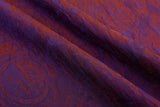 Imperial Silk Blended Crepe Jacquard Fabric – Silk Viscose Lurex Dress Fabric - G.k Fashion Fabrics