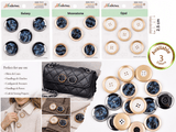 Iridescent Pearl Swirl Buttons - 38 - G.k Fashion Fabrics
