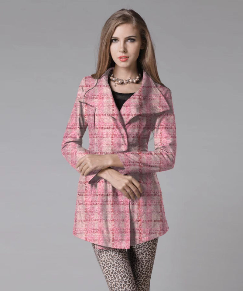 Italian Tweed Fabric , Coat Fabric - 6193 - G.k Fashion Fabrics