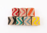 Jute Hemp Print Ribbon - 60mm Burlap Ribbon - G.k Fashion Fabrics