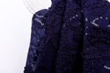 Knit Single Jersey Flamme Cord & Sequine Embroidery Fabric - G.k Fashion Fabrics