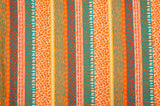 Linen Bamboo Digital Print Fabric – Safari Soul Multi-Stripe Collection - 7984 - G.k Fashion Fabrics