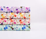 Linen Bamboo Natural Fabric Spring Meadow Pattern - 5490 - G.k Fashion Fabrics