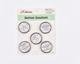 Luxe Pearl Rim Buttons -5/1 - G.k Fashion Fabrics