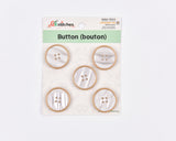 Luxe Pearl Rim Buttons -5/1 - G.k Fashion Fabrics