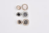 Luxury Rhinestone Shank Buttons- 39 - G.k Fashion Fabrics