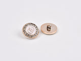 Luxury Rhinestone Shank Buttons- 39 - G.k Fashion Fabrics