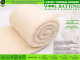 Luxury Thermal Bonded Wool Batting – Super Washed Wool - G.k Fashion Fabrics