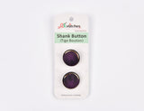 Marble Effect Shank Buttons with Gold Rim Button - 49 - G.k Fashion Fabrics