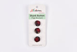 Marble Effect Shank Buttons with Gold Rim Button - 49 - G.k Fashion Fabrics