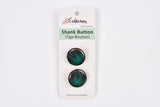 Marble Effect Shank Buttons with Gold Rim Button - 49 - G.k Fashion Fabrics