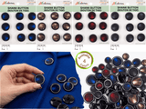 Marble Swirl Shank Buttons -8 - G.k Fashion Fabrics