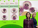 Marbled Purple Pearl Effect Buttons -5/2 - G.k Fashion Fabrics