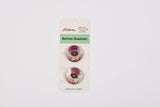 Marbled Purple Pearl Effect Buttons -5/2 - G.k Fashion Fabrics