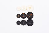 Marbled Resin 4-Hole Buttons - 17 - G.k Fashion Fabrics
