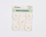 Marbled Resin 4-Hole Buttons - 17 - G.k Fashion Fabrics