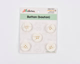 Marbled Resin 4-Hole Buttons - 17 - G.k Fashion Fabrics