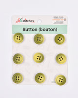 Matte Finish Classic Sewing Buttons - 35 - G.k Fashion Fabrics