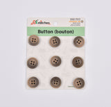 Matte Finish Classic Sewing Buttons - 35 - G.k Fashion Fabrics