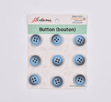 Matte Finish Classic Sewing Buttons - 35 - G.k Fashion Fabrics