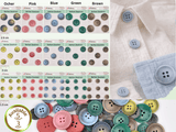 Matte Finish Classic Sewing Buttons - 35 - G.k Fashion Fabrics