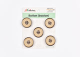 Metal Cross Detail Buttons - 37 - G.k Fashion Fabrics