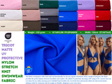 Milliskin Nylon Tricot Matte 4 - Way Stretchy Fabric / 210 gsm activewear, dancewear, swimwear - G.k Fashion Fabrics