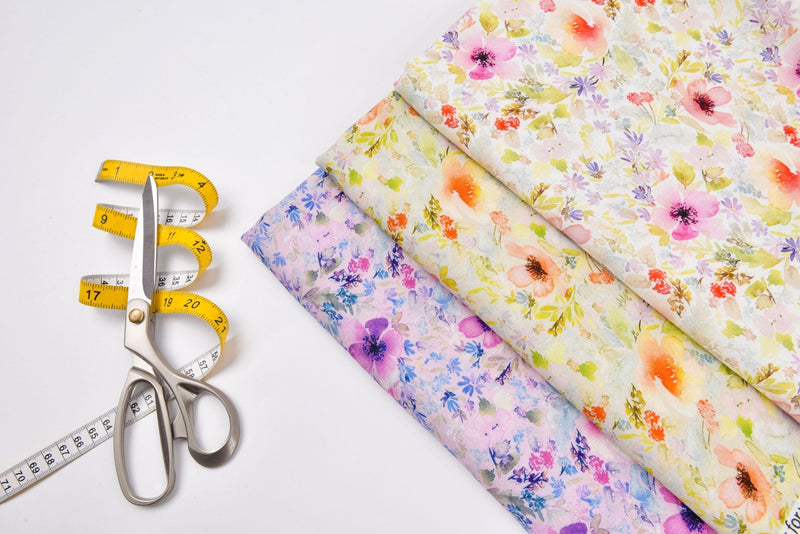 Modern Floral Linen Viscose Lawn Digitally Print Fabric - 208715 G.k Fashion Fabrics Modern Floral Linen Viscose Lawn Digitally Print Fabric - 208715 G.k Fashion Fabrics
