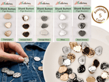 Molten Heart Shank Buttons - 2 - G.k Fashion Fabrics