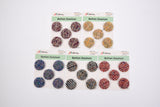 Multicolor Tweed Shank Buttons -12 - G.k Fashion Fabrics